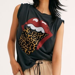 FREE PEOPLE / DAYDREAMER - ROLLING STONES TEE